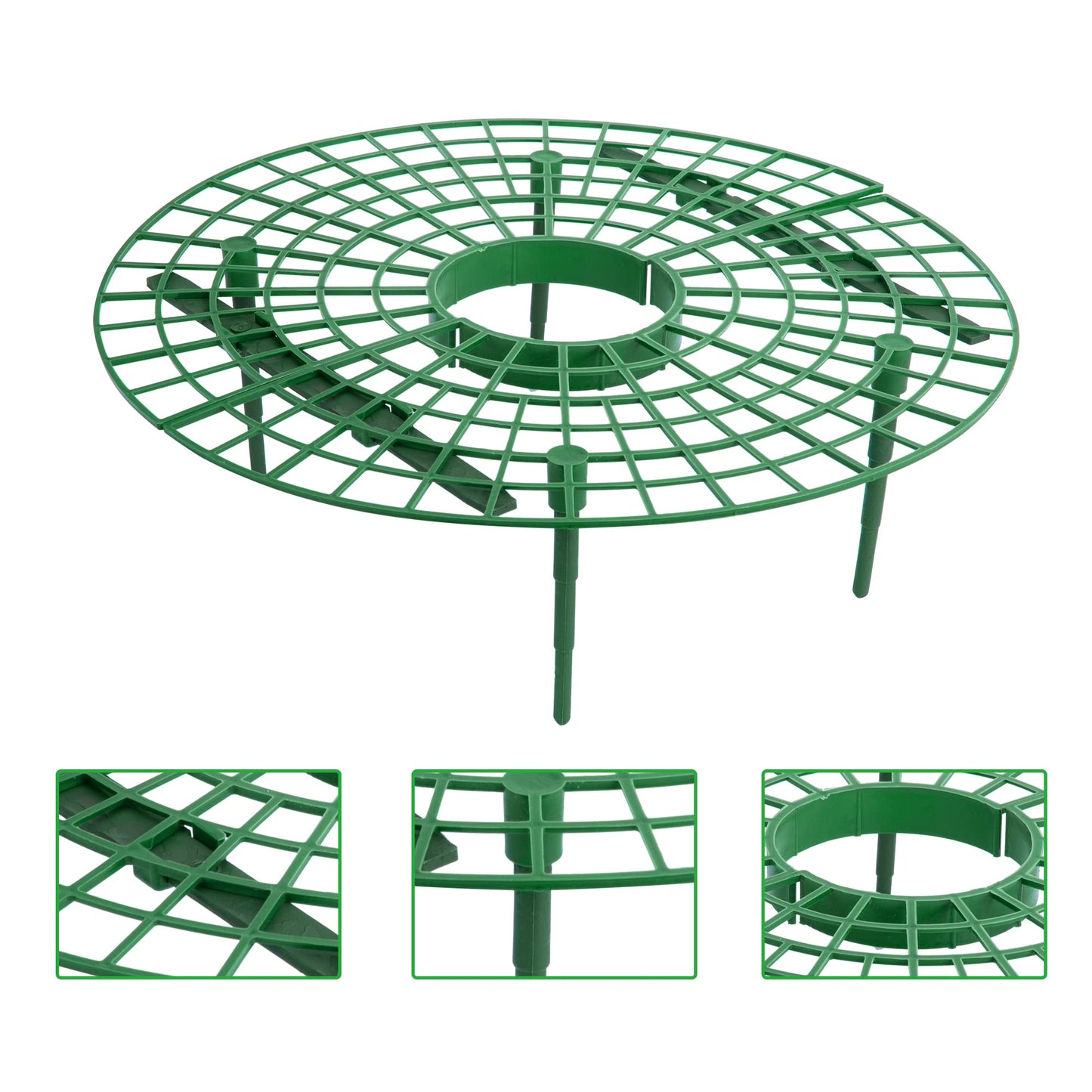 Iceyyyy 10 Pack Strawberry Plant Support - Large Size Strawberry Growing Racks - Strawberry Growing Frame for Keeping Garden Strawberry Clean