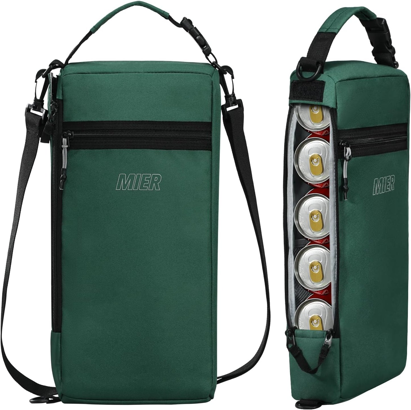 MIER Cooler Backpack Insulated Soft Cooler Bag Portable Leakproof Camping Lunch Backpack for Men and Women Lightweight Thermal Bag for Hiking Shopping Travel