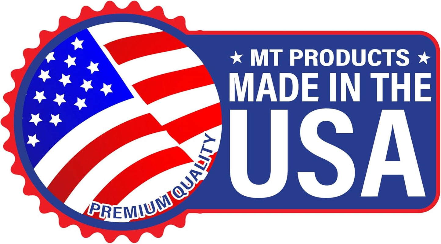 MT Products Off-White Round Paper Coasters for Drinks - 4” Blank Disposable Coasters (Pack of 125) - Made in The USA