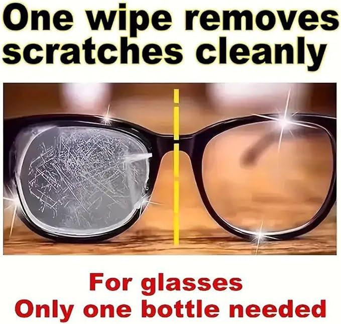 Eyeglass Scratch Remover 100g Glasses Lens Scratch Repair Wax Sunglasses Cleaning Kit