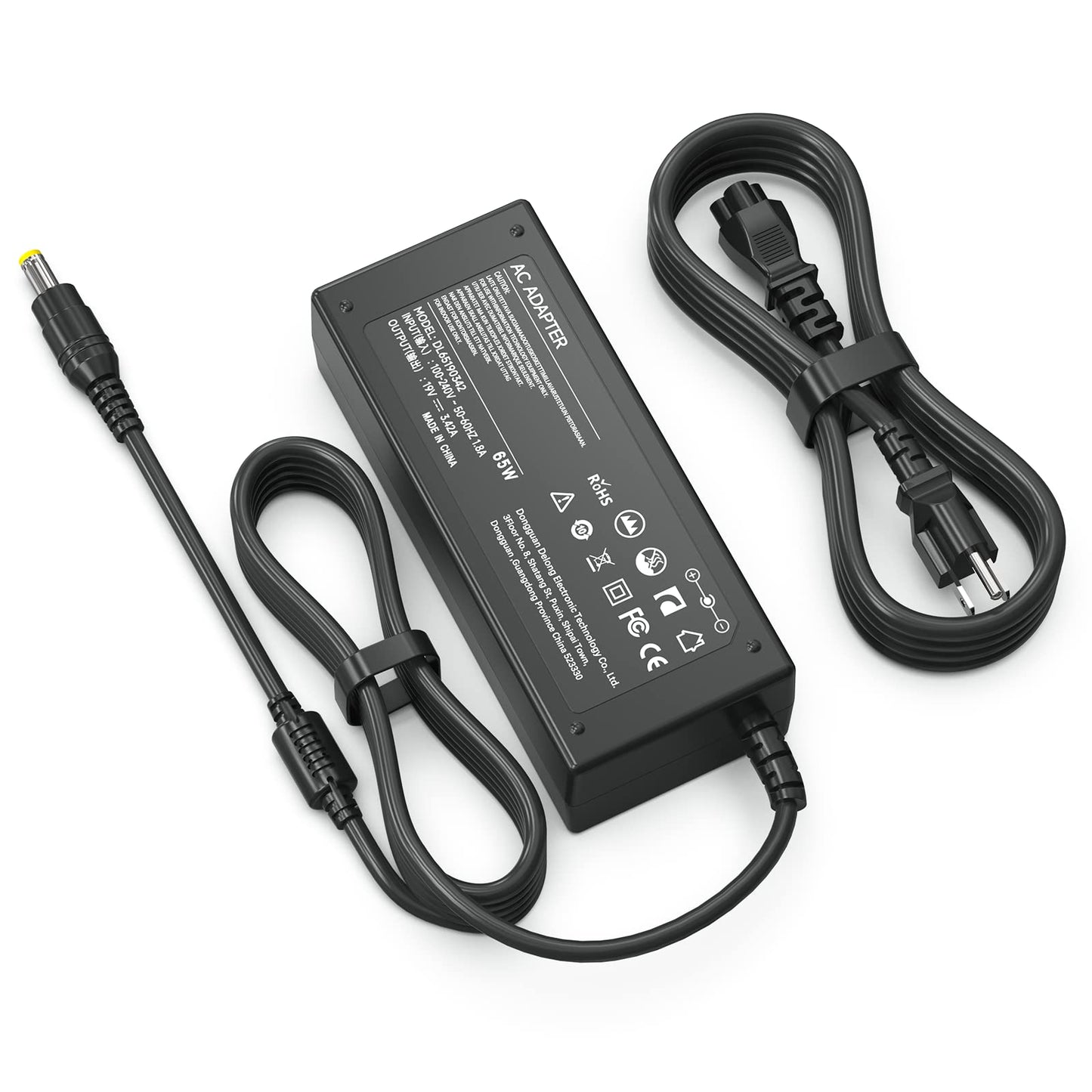 I Ibacase 19V 65W Ac Adapter Power Cord Compatible With Acer Lcd Monitor Sa370 H226Hql And More Series - Replacement Charger