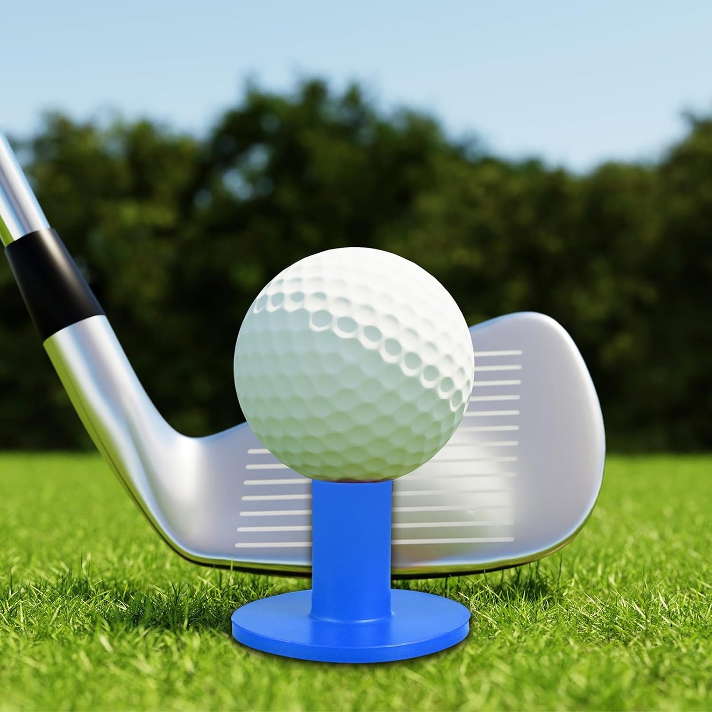 PATIKIL Rubber Golf Tees, Tall Practice Training Driving Range Tee Stable Ball Holder