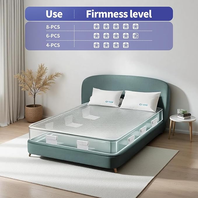 Bed Sheet Holders - 8Pcs - Sheet Holders Keep Sheets Firm & Tight - Bed Sheet Holders for Corners & Side,Fits Single,Queen,or King-Sized Bed,Easy Installation,No More Loose Sheets