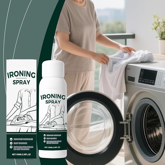 Fabric Softening Spray, Portable Ironing Aid, 1.57x5.51 Inch Clothes Starch with Professional Formula, 100ml Garment Spray, Laundry Supplies with Easy Application, for Cotton