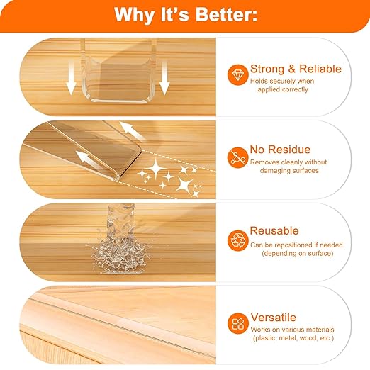 Mega Roll Heavy Duty Double Sided Tape 196 Inch, Extra Strong Mounting Adhesive for Large Wall Art, Mirror, Whiteboard, No Damage Wall Tape Reusable & Removable for Holiday Décor