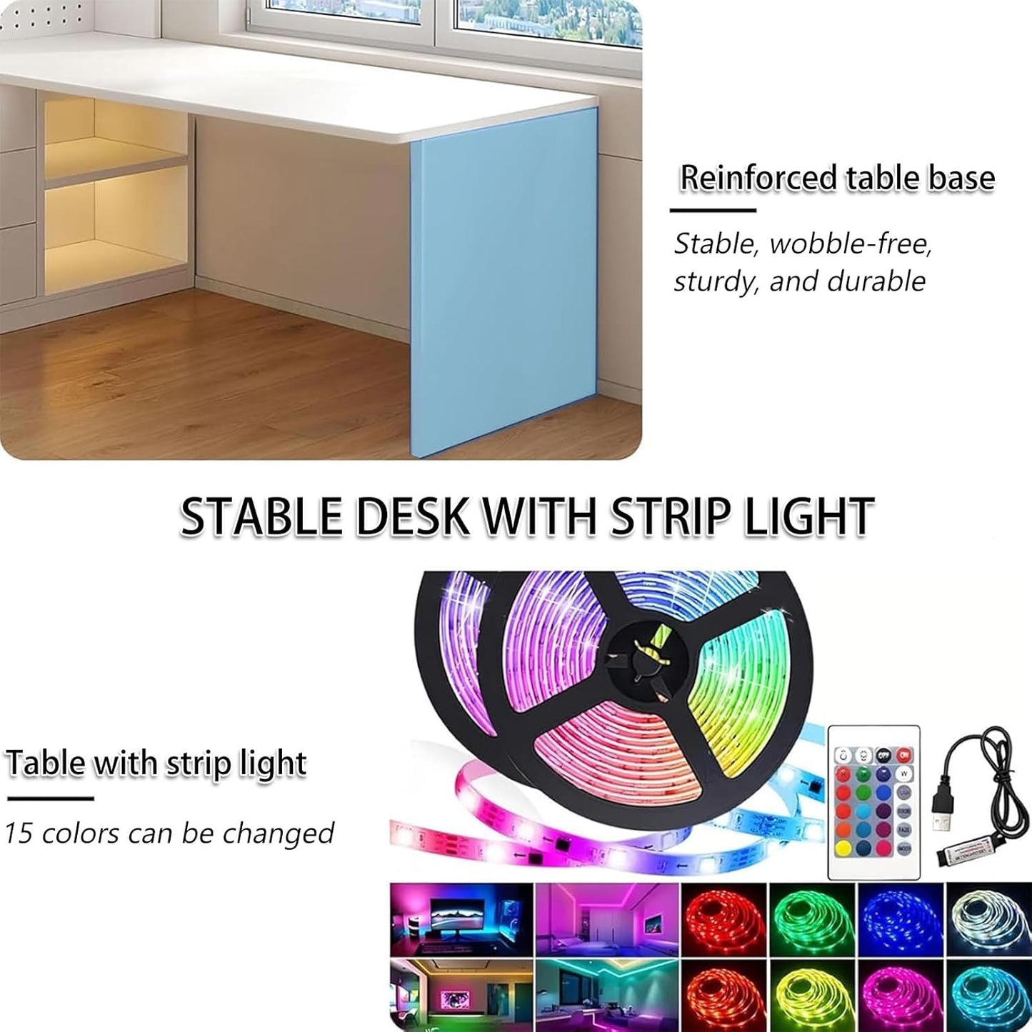 L Shaped Gaming Desk with Drawers and Cabinet Minimalist Computer Desk with 5-Tier Shelf & 3 Storage Drawers, White Office Desk for Home PC Gaming Study Table for Bedroom Small Spaces