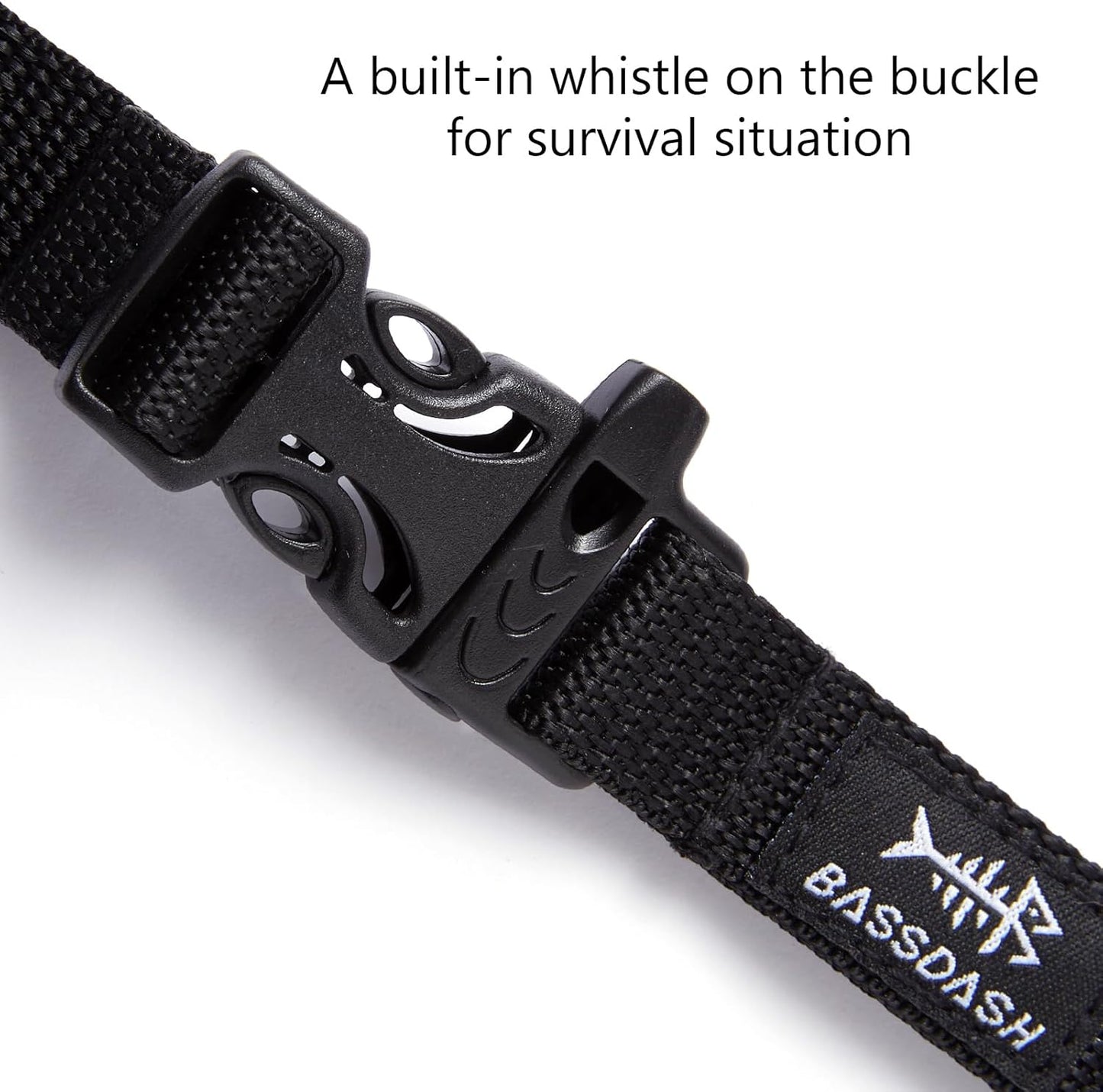 BASSDASH Backpack Straps Replacement Adjustable Padded Shoulder Straps for Backpack Dry Bag (Ladder Lock Buckles)