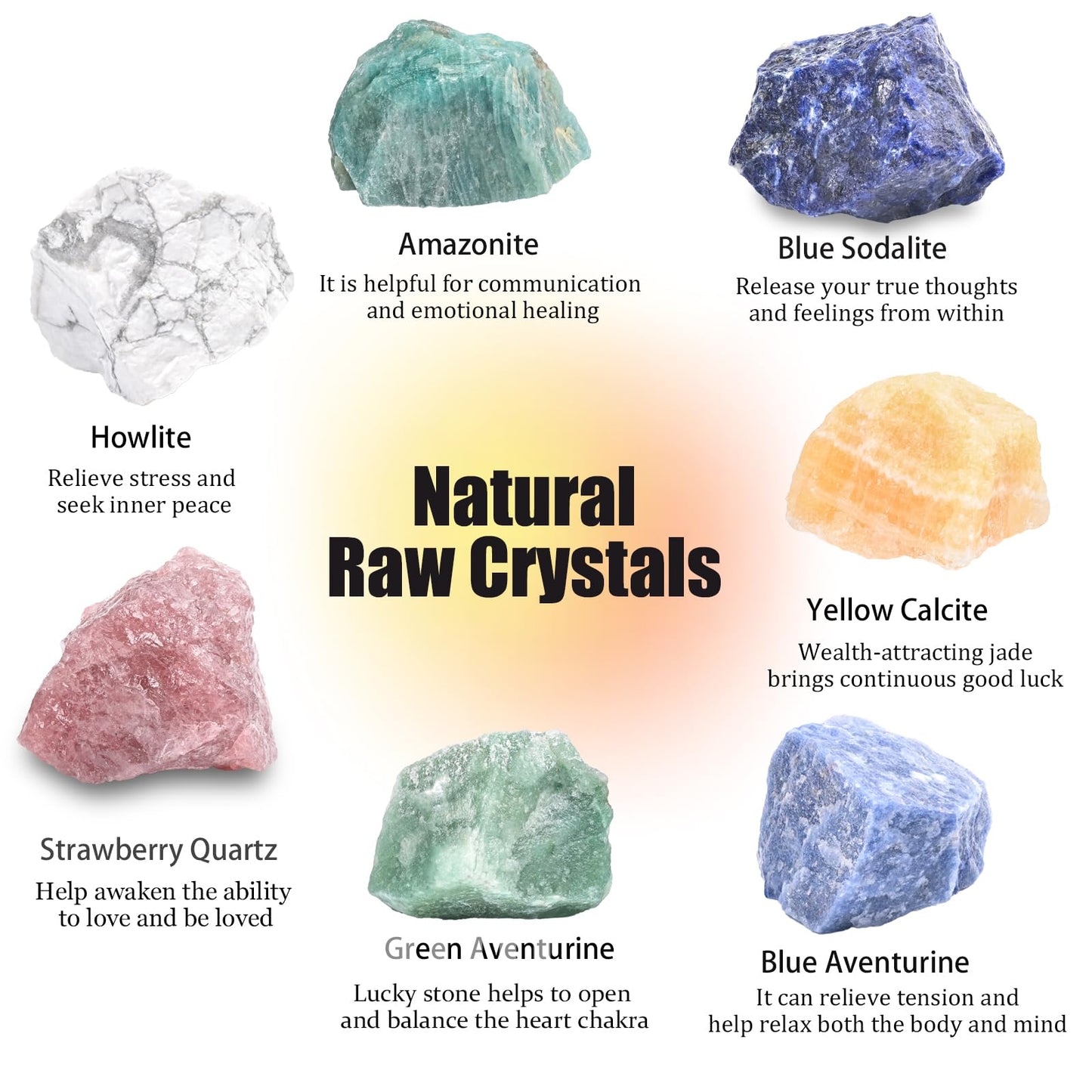 Howlite Raw Stones 1PC, Gemstones Raw Stones and Healing Crystals, Hand Carved Natural Pocket Raw Crystals for Decoration Tumbling, Garden, Home Decor(1.18"-1.97")