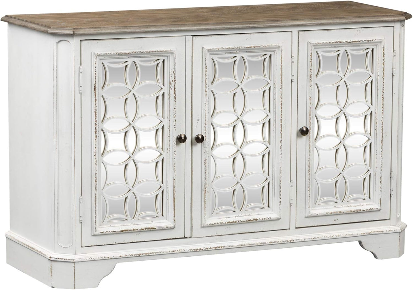 Liberty Furniture Industries Magnolia Manor TV Console, W51 x D18 x H32, White