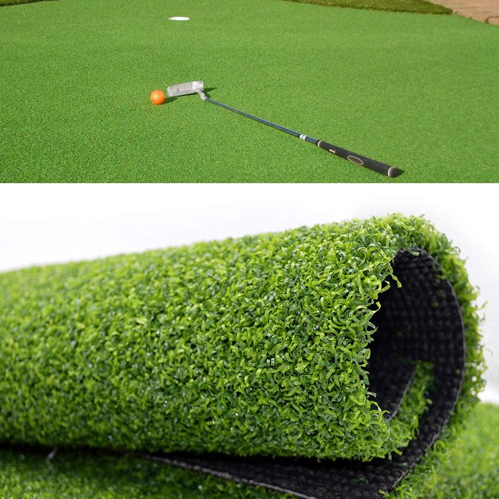 Golf Putting Green - Artificial Grass Turf 4FTx6FT, Indoor/Outdoor Training Mat, Synthetic Fake Grass for Baseball, Football, Gym Sports