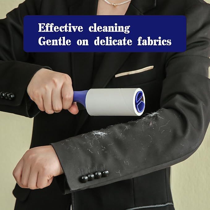 Lint Roller Refills Only, 999 Sticky Sheets Mega Value Set, Lint Roller Refill for Pet Hair Removal on Clothes, Furniture, Carpet, Dog Cat Hair