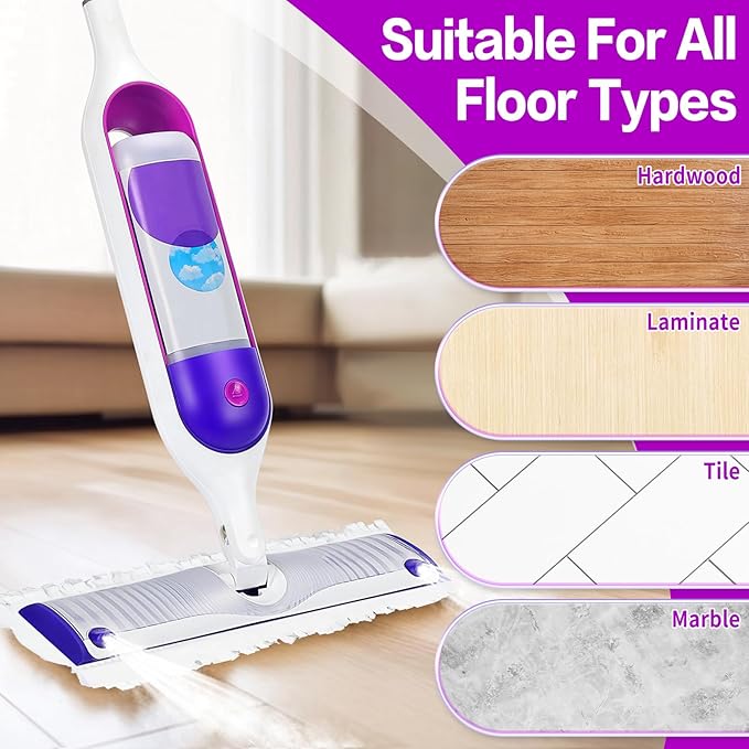 Disposable Power Mop Pads Refills Compatible with Swiffer Power Mop Pads Replacement for Swiffer Power Mop Refills Multi-Surface Power Mop Pads for Safe On All Finished Floors Cleaning,25 Pack
