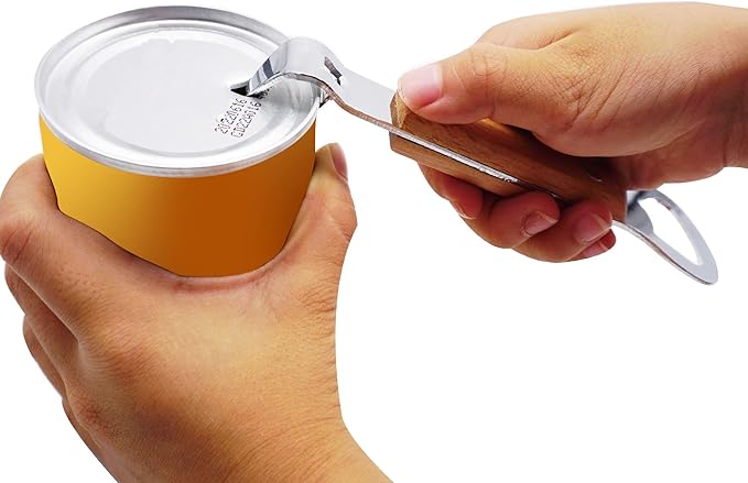 Can Punch Bottle Opener, Manual Stainless Steel Can Opener 3 Pack