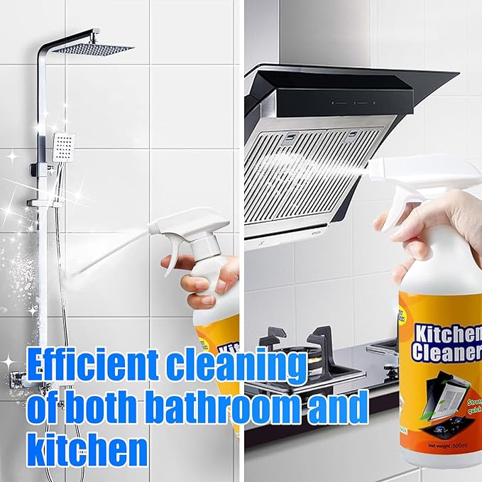 Gihen Multi-Purpose Cleane- Effective Multi-Purpose Cleaner with Spray Nozzle Spray & Towel for Kitchen, Household, Oven, Stove, Range Hood, Sink, Gihen Heavy Oil Cleane