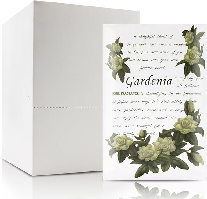 Scented Sachet for Drawers and Closets - Sachet Bags, Lot of 12 (Gardenia)