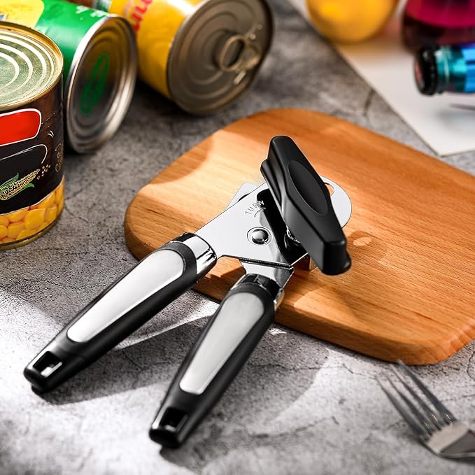 Gisafai 20 Pcs Manual Can Opener with Sharp Blade Smooth Edge Multifunctional Kitchen Gadget Handheld Openers Oversized Handheld Knob Can and Bottle Animals