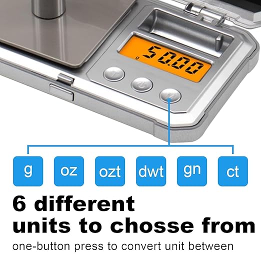 Gram Scale Digital Pocket Scale,300g Precision Mini Jewelry Scales,Portable Small Gram Scale with LCD Backlit Display,0.01g Precision,Tare Function,Calibration Weight,for Jewelry, Food,Coffee