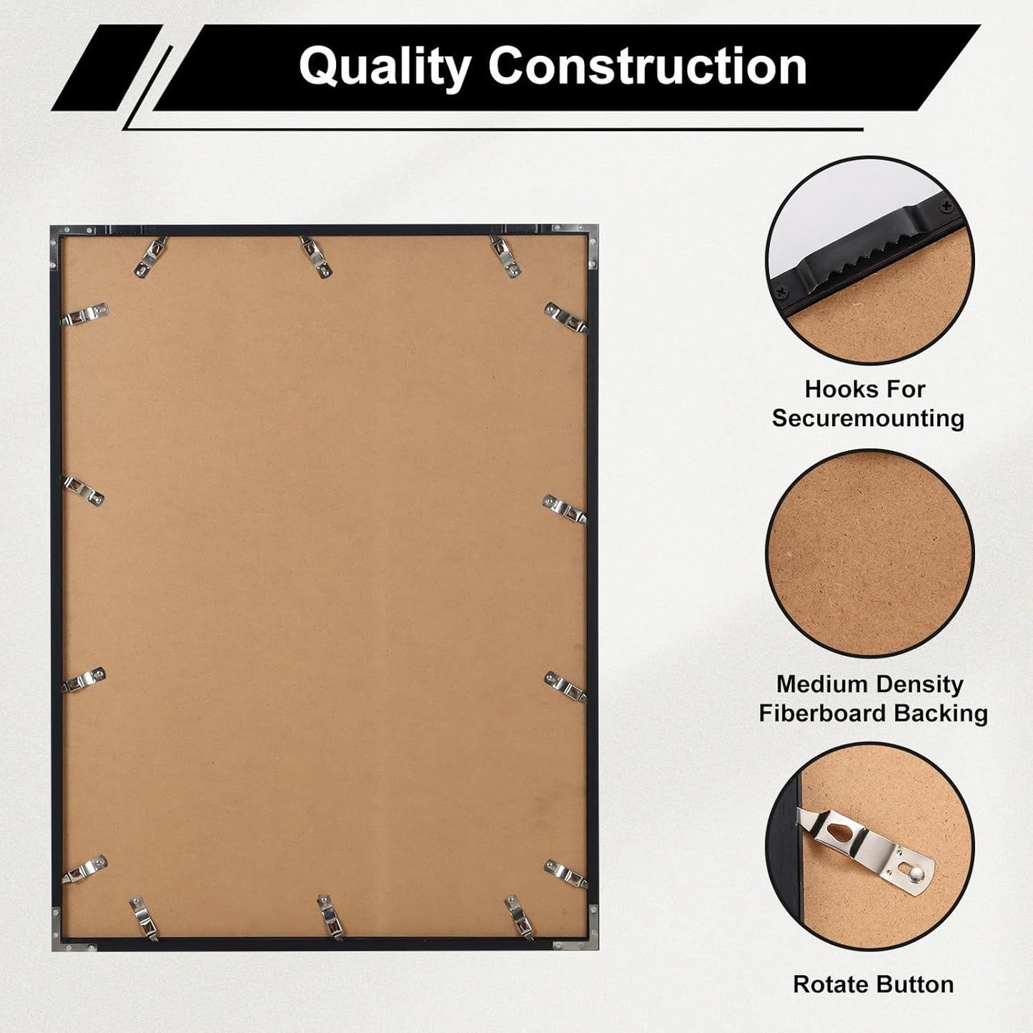 Nice C Jersey Frame Display Cases, Jersey Frame with Picture Slots, Jersey Shadow Box Display Case, 98% UV Protection, Football, Basketball (2 Pack)