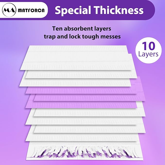 10 Pack Swiffer Power Mop Refills – Disposable Wet Mop Pads for Swiffer Power Mop, Perfect for Hardwood, Tile, and Laminate Floors, Easy-to-Use Floor Cleaning Pads Compatible with Swiffer WetJet