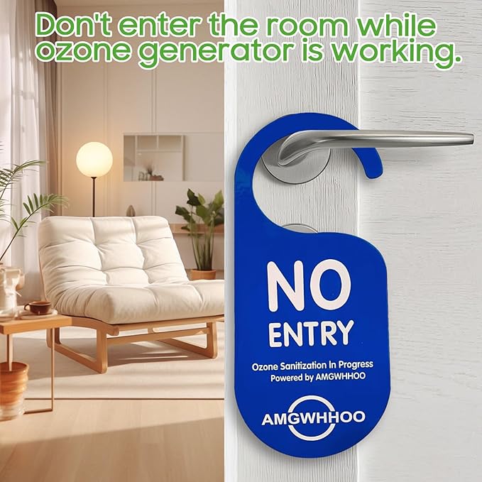 Ozone Generator Machine 100,000mg/h, High Capacity Ozone Odor Eliminator Removal Air Purifier for Home Car Pet & Basement Odor, Suitable for Spaces up to 7,000 Square Feet, Blue