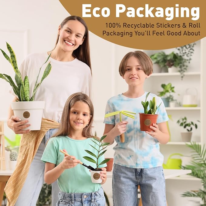 Camp Galaxy 1.5” Natural Brown Kraft Stickers (500 Per Roll) - Round Blank Stickers for Store Owners, Crafts, Organizing, Jar and Canning Labels, Price Tags