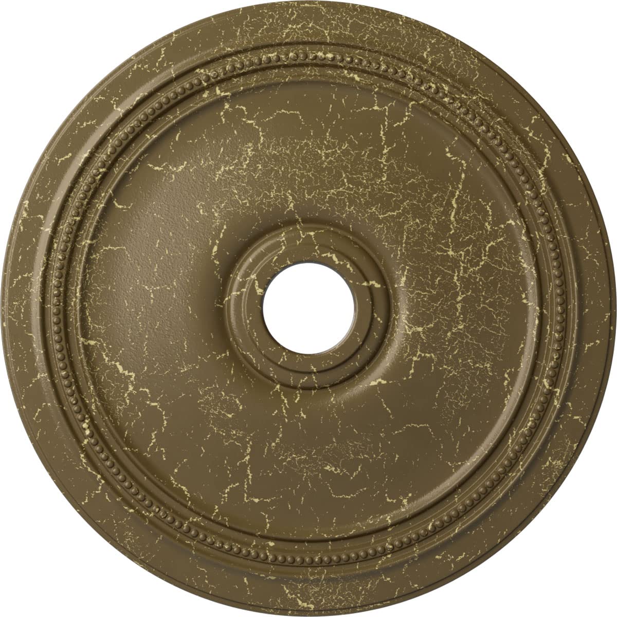 Ekena Millwork Cm24Dimmc Diane Ceiling Medallion, 24Od X 3 5/8Id X 1 1/4P (Fits Canopies Up To 6 1/4), Hand-Painted Mississippi