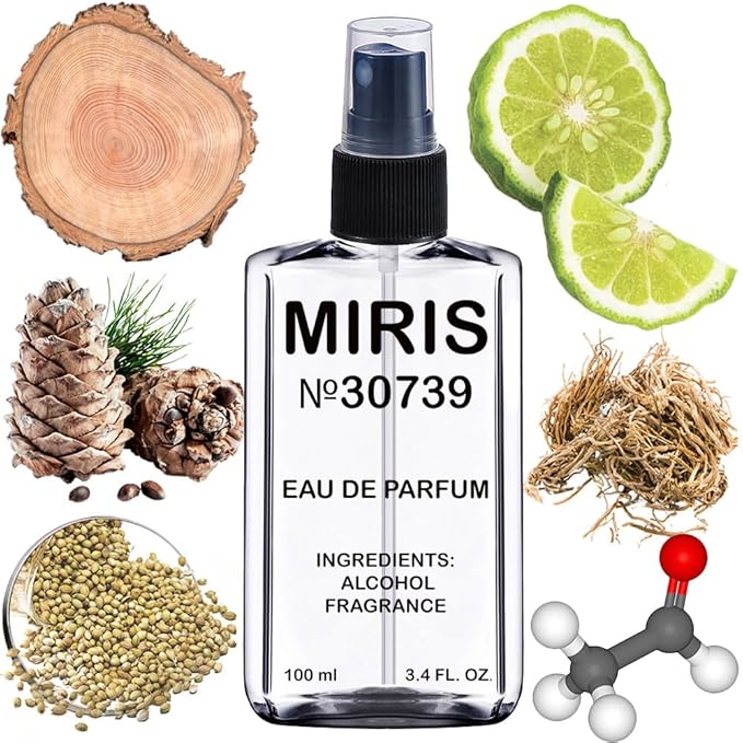 MIRIS No. 30739, Inspired by Ysls L'Homme Sport, Long-Lasting Eau de Parfum for Men, Spray 3.4 Fl Oz / 100 ml