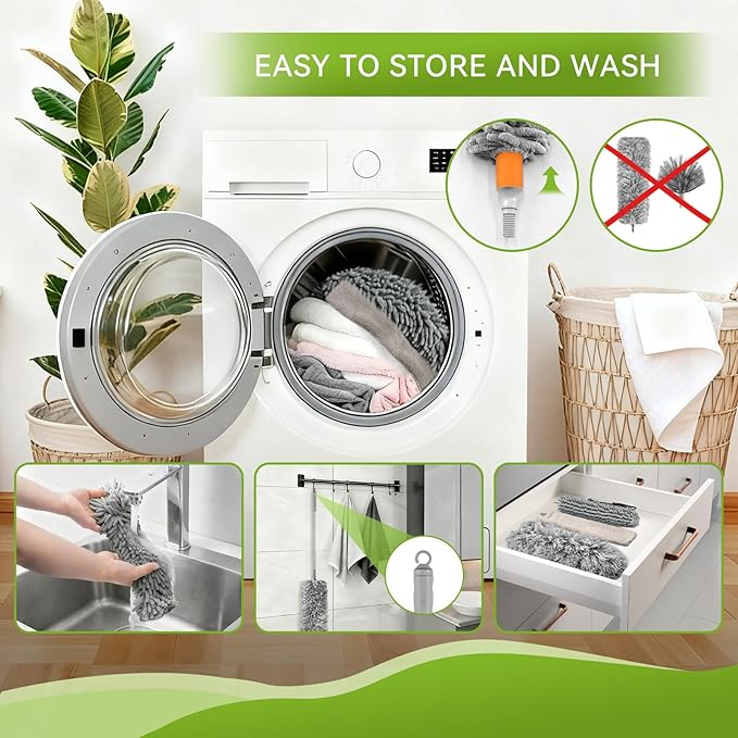 Retractable Gap Dust Cleaner Cleaning Tools 12-in-1