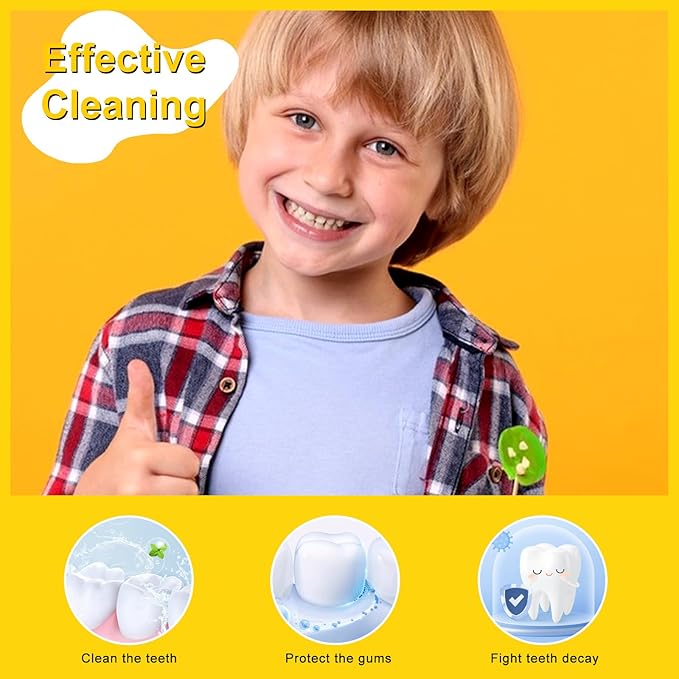 FAMILIFE Kid Floss Picks, 120 Pcs Kid's Dental Floss Pick Without Fluoride, Kid Flossers with 4 Travel Handy Cases, Helps to Fight Tooth Decay and Keep Your Kids’ Teeth Clean