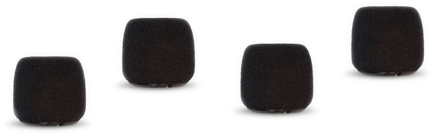 Shure Acvo4Ws-B Black Foam Windscreen For Centraverse Overhead Condenser Microphones (Contains Four)