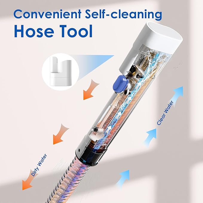 Portable Carpet Cleaner Machine, Carpet Shampooer, 15Kpa Upholstery Cleaner with 3 Tools, 54oz Large Water Tank, 16.4ft Power Cord, Spot and Stain Deep Cleaner for Rug, Couches, Car,Blue
