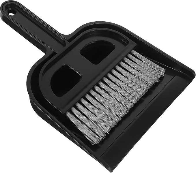 Mini Desktop Sweep Cleaning Brush - Small Broom and Dustpan Set for Keyboard Crumbs, Craft Mess, Countertop Cleaning