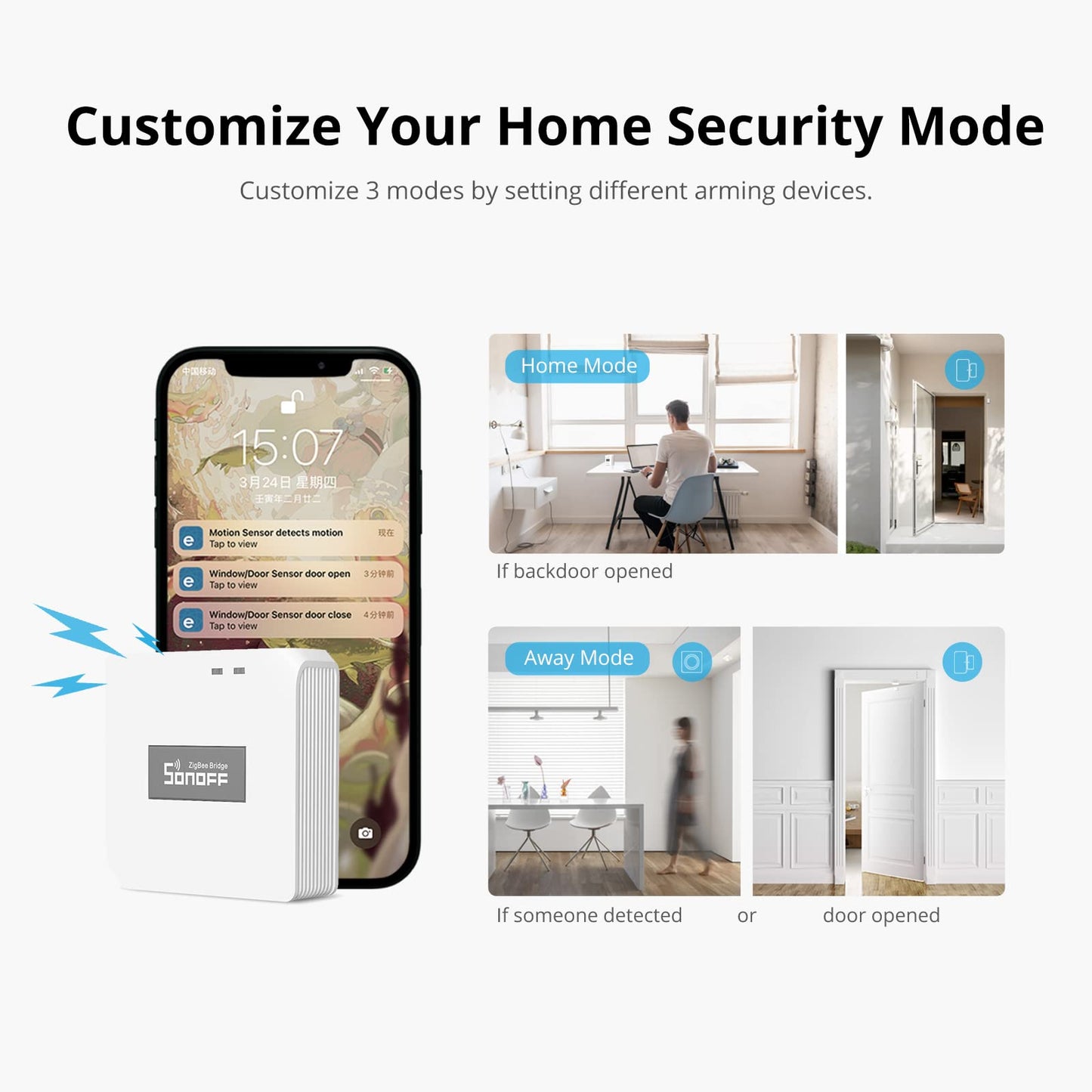 Sonoff Zigbee Bridge Pro Hub, Zigbee 3.0 Smart Gateway, App Control And Multi-Device Management, Compatible With Sonoff Zigbee D