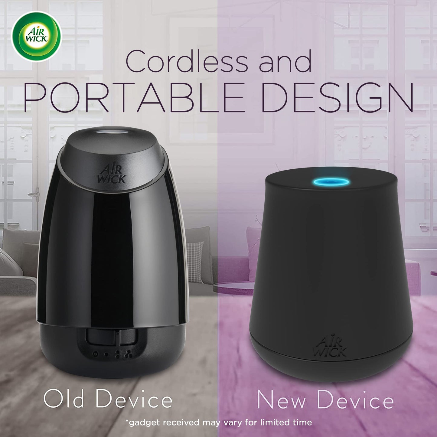 Air Wick Essential Mist, Essential Oil Diffuser, (Diffuser + 1 Refill), Fresh Water Breeze, Air Freshener (Device And Packaging