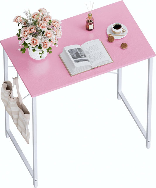 Pamray 23 Inch Computer Desk for Small Spaces, Home Office Work Desk with Headphone Hook, Small Office Desk Study Writing Table