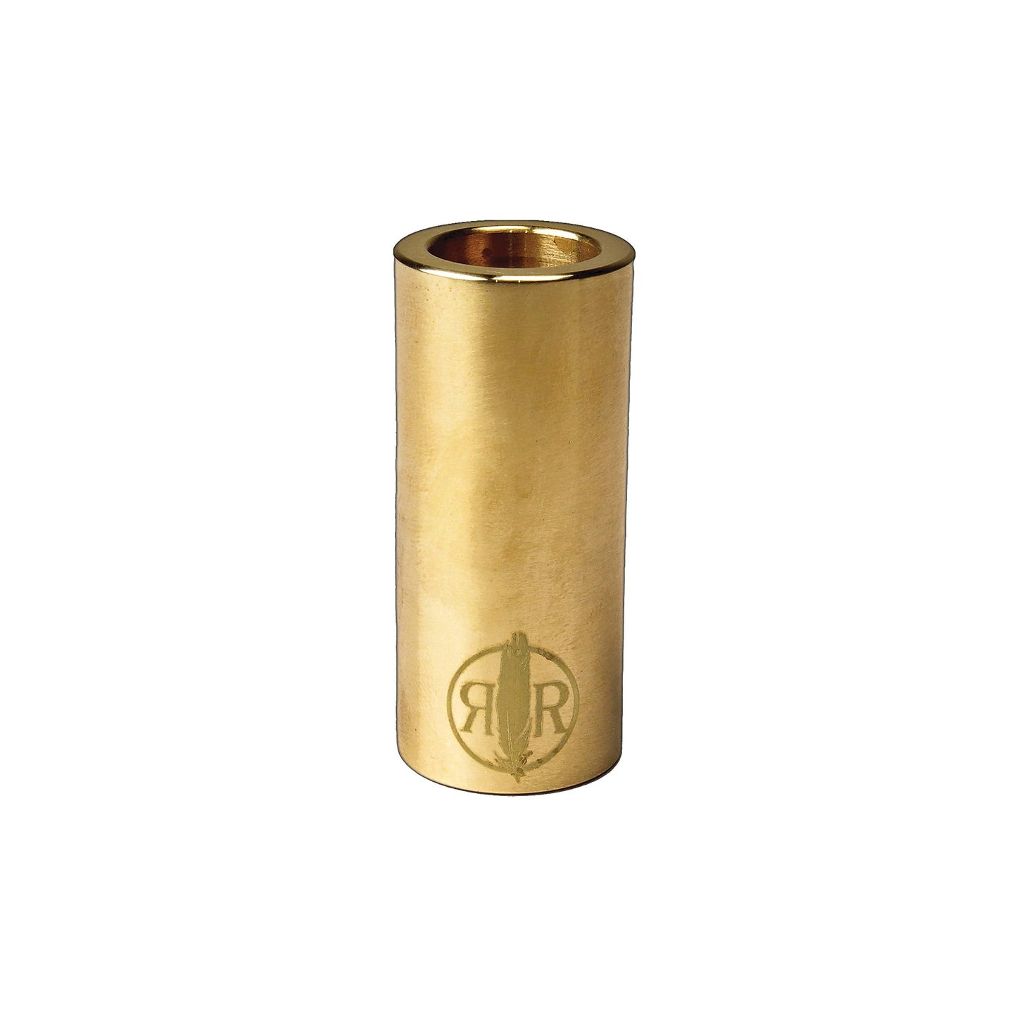DAddario Rich Robinson Signature Brass Guitar Slide - Inside Taper for Comfort & Control - Crisp Bright Tone - Slide for Acoust