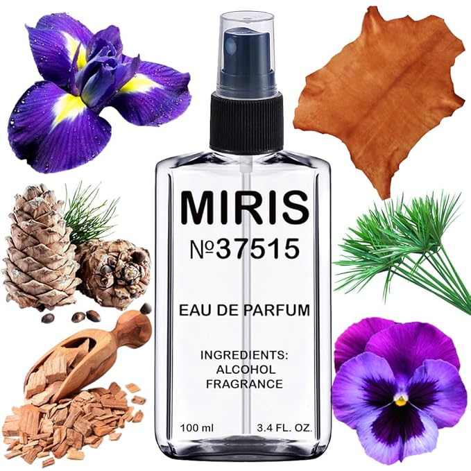 MIRIS No. 37515, Inspired by Santal, Long-Lasting Unisex Eau de Parfum for Women & Men, Spray 3.4 Fl Oz / 100 ml