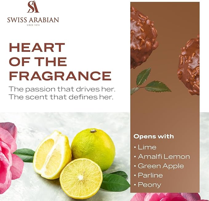 Swiss Arabian Shaghaf (Feminine) - Luxury Products From Dubai - Long Lasting Personal EDP Spray Fragrance - A Seductive Signature Aroma - 2.5 Oz
