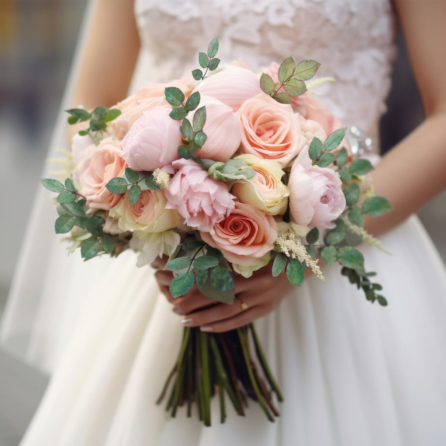 Fabbay 200 Pcs Real Dried Pressed Green Leaves Natural Rose Flower Dried Leaves Plant Greenery for Resin Art Arrangements Home Wedding Bouquets DIY Crafts Decors Card Scrapbooking