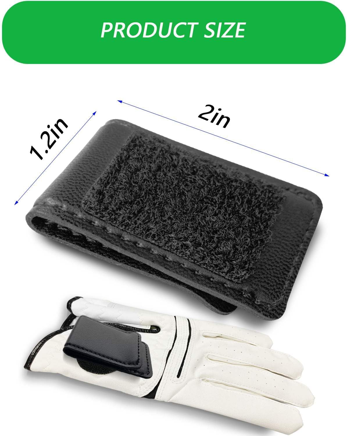 Golf Glove Clip, Simple and Stylish Golf Glove Holder for Easy Access and Natural Ventilation Drying