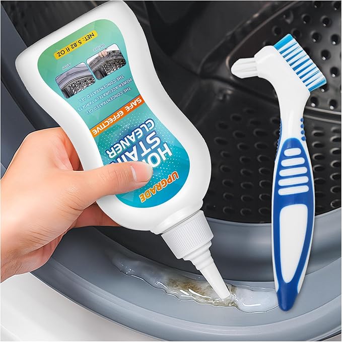 Mold Stain Cleaner Gel, All-Purpose Gel for Home Use on Washing Machine Gasket, Bathroom Grout, Sink, Shower, Caulk, and Front Loader Seal (1, 5.82 Fl oz)