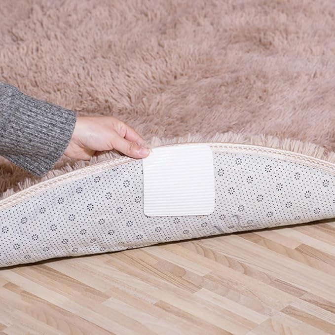 Rug Pad Gripper for Hardwoods Floor Vacuum Techs Invisible Carpet Grips Anti Slip Area Pad Reusable Rugs Tape Reusable Tape