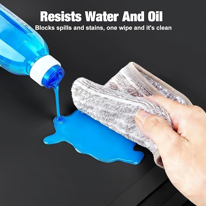 Under Sink Mat 28" X 19", Waterproof Silicone Under Sink Mats for Kitchen, Anti-Leak Shelf Liner & Cabinet Protector with Raised Edge, [BPA Free] Bathroom Tray Home Organizer, Black