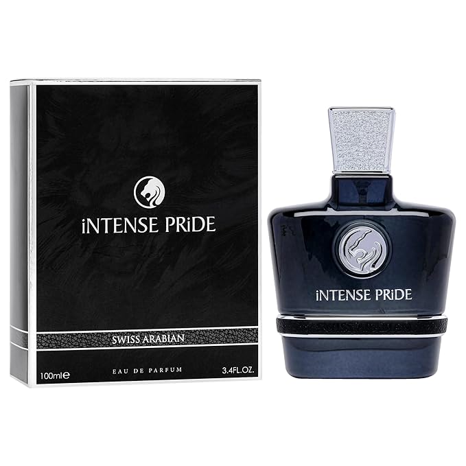 Swiss Arabian Intense Pride - Luxury Products From Dubai - Long Lasting, Addictive Personal EDP Spray Fragrance - Seductive Signature Aroma - 3.4 Oz