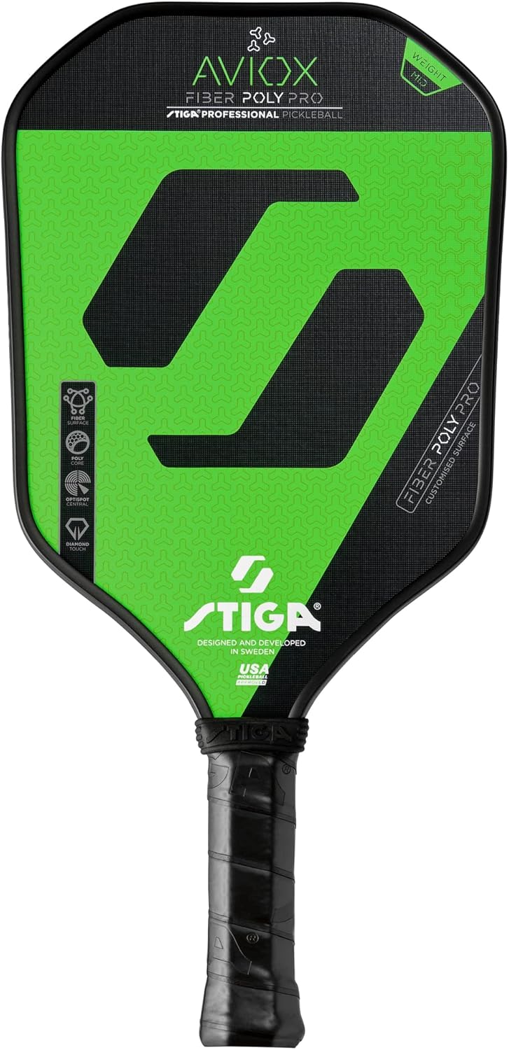 STIGA Aviox Pickleball Paddle | Midweight Paddle - USAPA Approved - Designed in Sweden