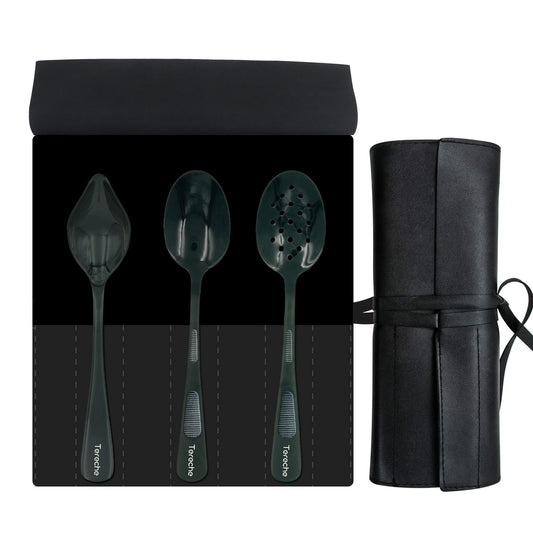 Tereche Plating Spoon Kit Culinary, Deluxe Plating Spoons Kit (3)