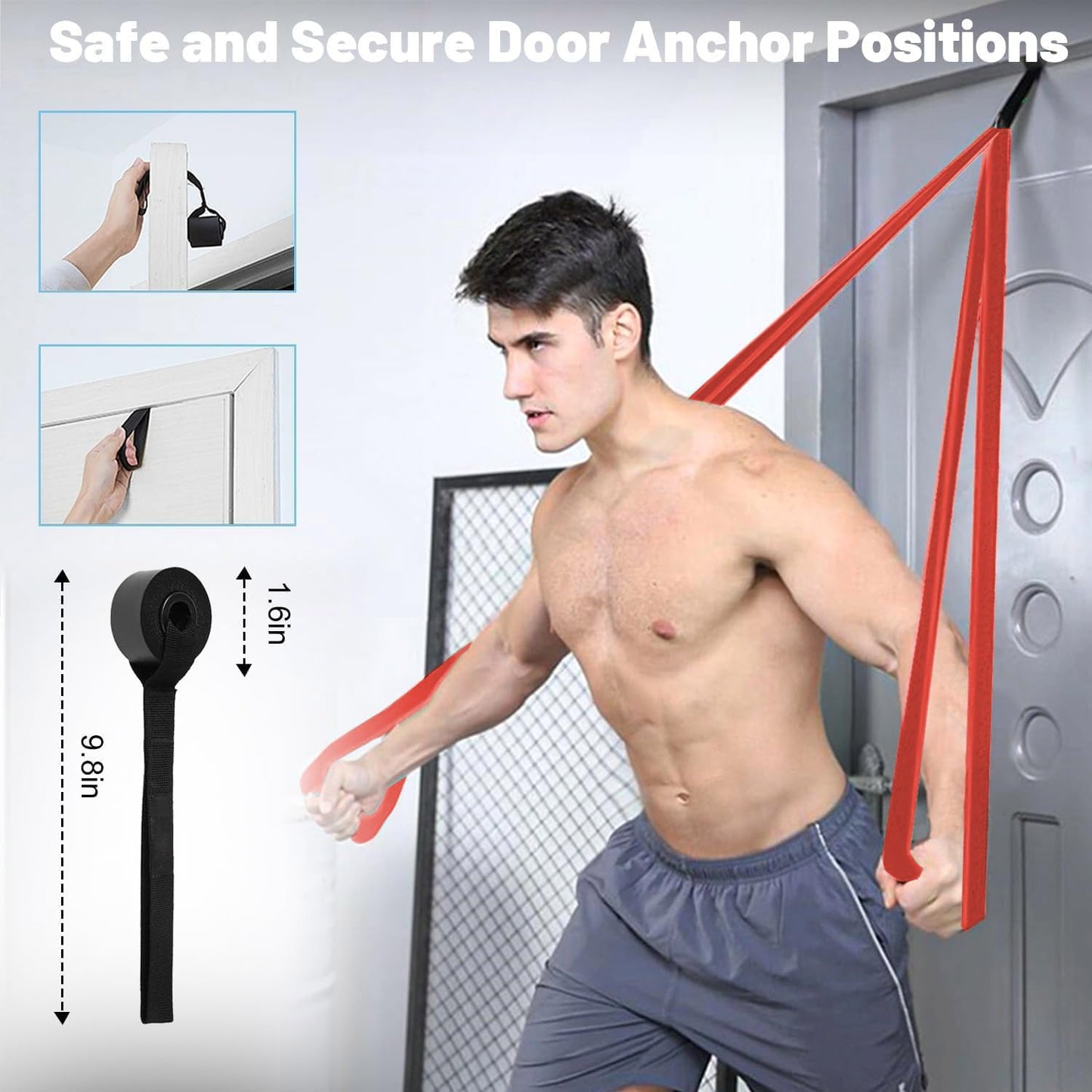 Resistance Bands, Pull Up Assist Bands - Workout Bands, Eexercise Bands for Working Out, Fitness, Training, Physical Therapy for Men Women