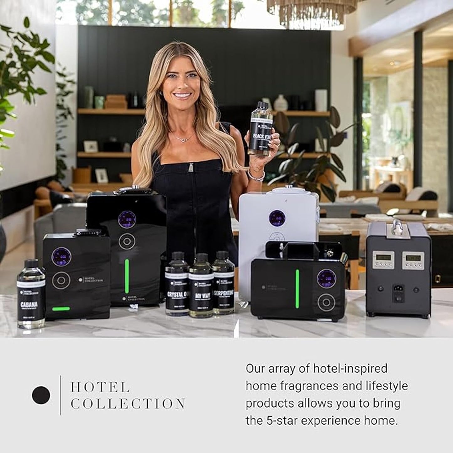 Hotel Collection Diffuser Oil - Cabana - Aromatherapy Essential Fragrance Oil - Hints of Marine, Bergamont, & Jasmine - 500ML 16.9 Fl oz