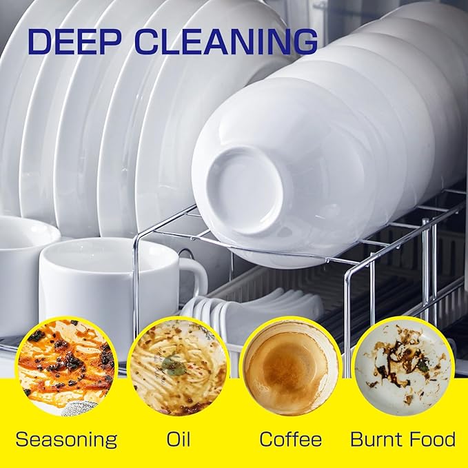 CLEARALIF Dishwasher Detergent Sheets, Lemon Scent, Up To 160 Loads, Eco Dishwashing Soap Strips for in Dishwasher or Sink