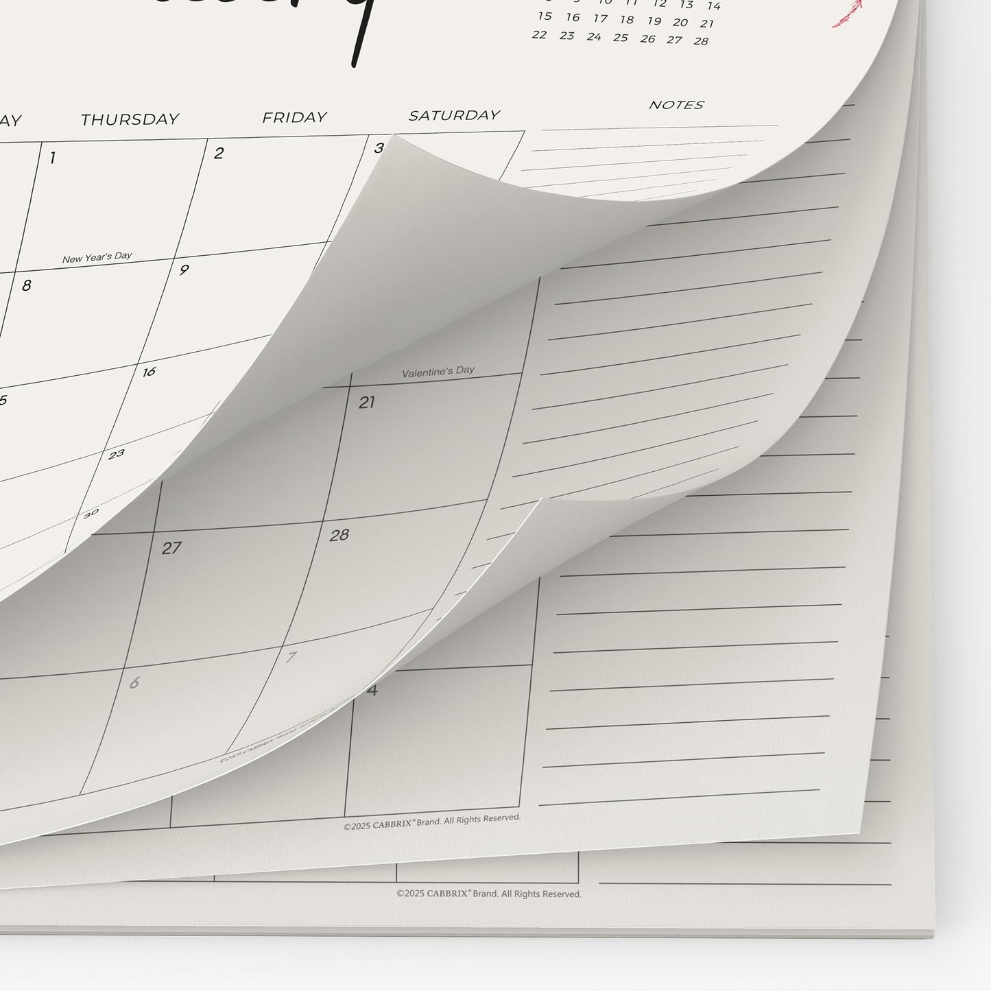 Cabbrix Desk Calendar 2026 with Desktop Mat, Desk Pad Calendar 15"x 12" From July 2026 to December 2027, Desk Calendar for Home Office and School, Easy Planning, Green
